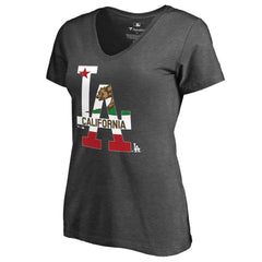 Los Angeles Dodgers Women's Hometown Collection Cali Flag T-Shirt Near Me