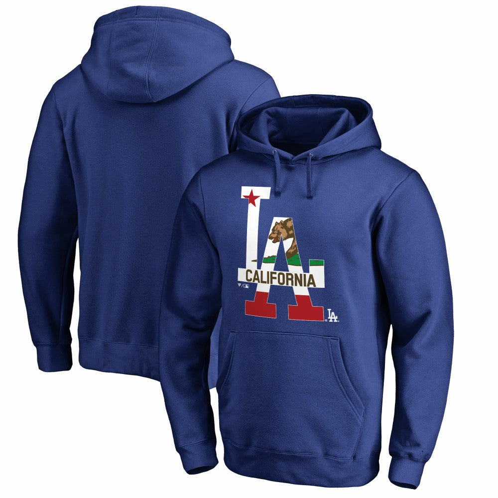 Los Angeles Dodgers Hometown Collection Cali Flag Pullover Hoodie Sale