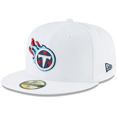 Tennessee Titans New Era Omaha 59FIFTY Fitted Hat - White - NFL