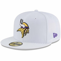 Minnesota Vikings New Era Omaha 59FIFTY Fitted Hat - White - NFL