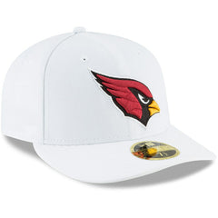 Arizona Cardinals New Era Omaha Low Profile 59FIFTY Fitted Hat - White - NFL