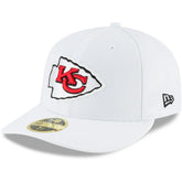 Kansas City Chiefs New Era Omaha Low Profile 59FIFTY Fitted Hat - White - NFL