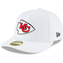 Kansas City Chiefs New Era Omaha Low Profile 59FIFTY Fitted Hat - White - NFL