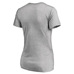 Philadelphia 76ers Women's Hometown Collection Unite V-Neck T-Shirt Heather Gray