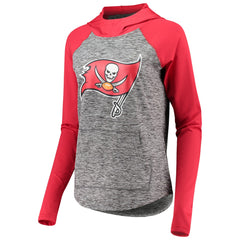 Tampa Bay Buccaneers G-III 4Her by Carl Banks Women's Championship Ring Pullover Hoodie - Heathered Gray/Red - NFL