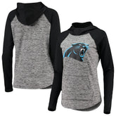 Carolina Panthers G-III 4Her by Carl Banks Women's Championship Ring Pullover Hoodie - Heathered Gray/Black - NFL