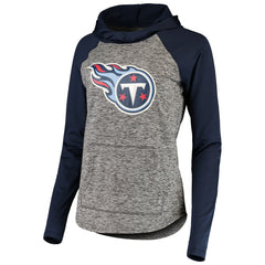 Tennessee Titans G-III 4Her by Carl Banks Women's Championship Ring Pullover Hoodie - Heathered Gray/Navy - NFL