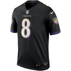 Lamar Jackson Baltimore Ravens Legend Player Performance Top - Black - Nike
