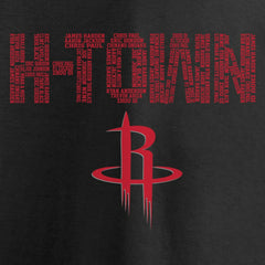 Houston Rockets Hometown Collection Repeating Roster T-Shirt Black