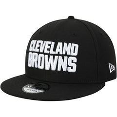 Cleveland Browns New Era B-Dub 9FIFTY Adjustable Hat - Black - NFL