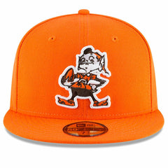 Cleveland Browns New Era Omaha Brownie The Elf Throwback 59FIFTY Fitted Hat - Orange - NFL