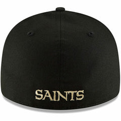 New Orleans Saints New Era Alternate Logo Omaha Low Profile 59FIFTY Fitted Hat - Black - NFL