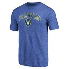 Milwaukee Brewers Vintage Cooperstown Collection Wahconah Tri-Blend T-Shirt Near Me