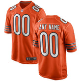 Chicago Bears Youth Alternate Custom Game Jersey - Orange - Nike