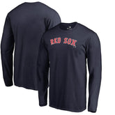 Boston Red Sox Team Wordmark Long Sleeve T-Shirt Near Me