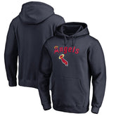 Los Angeles Angels Vintage Cooperstown Collection Wahconah Fitted Pullover Hoodie Sale