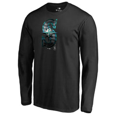 Seattle Mariners Midnight Mascot Long Sleeve T-Shirt for sale
