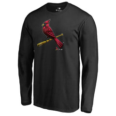 St. Louis Cardinals Midnight Mascot Long Sleeve T-Shirt for sale