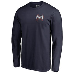 Chicago Bears Midway Monster Long Sleeve T-Shirt - Navy - NFL