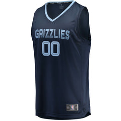 Fanatics Memphis Grizzlies Fast Break Custom Replica Jersey Navy Icon Edition