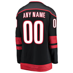 Carolina Hurricanes Fanatics Women's Home Breakaway Custom Jersey - Black | Fanatics Clearance