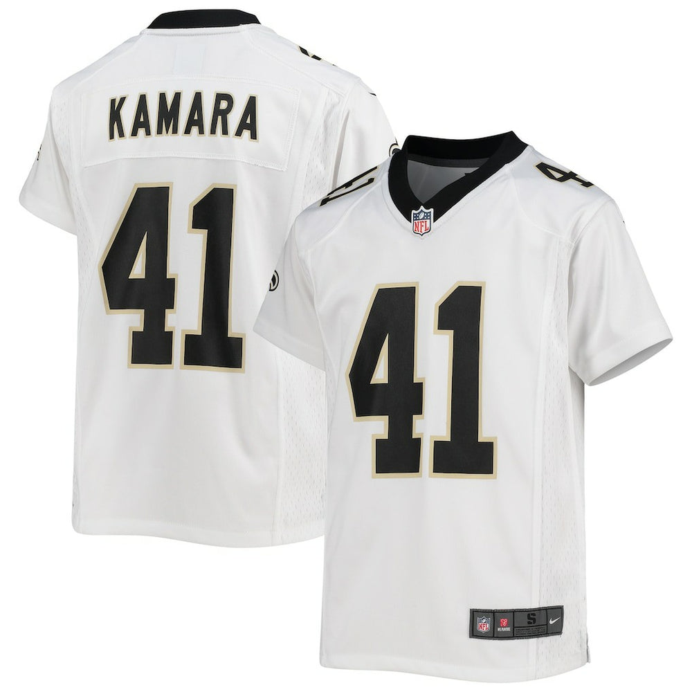 Alvin Kamara New Orleans Saints Youth Game Jersey - White - Nike