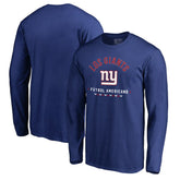 New York Giants Futbol Americano Long Sleeve T-Shirt - Royal - NFL