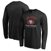San Francisco 49ers Futbol Americano Long Sleeve T-Shirt - Black - NFL