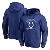 Indianapolis Colts Futbol Americano Pullover Hoodie - Royal - NFL