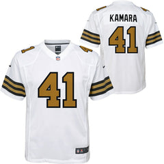 Alvin Kamara New Orleans Saints Youth Game Jersey - White - Nike
