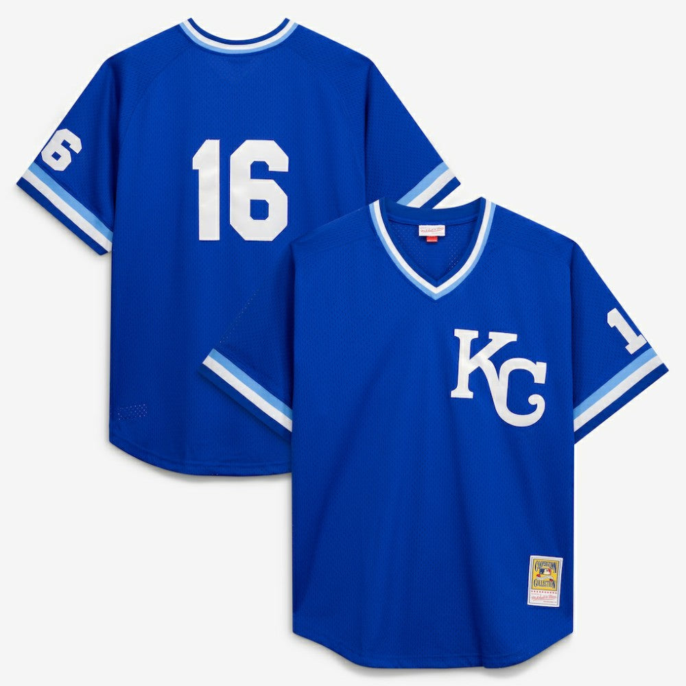 Bo Jackson Kansas City Royals Mitchell & Ness Cooperstown Collection Big & Tall Mesh Batting Practice Jersey Online