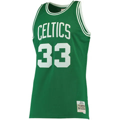 Mitchell & Ness Larry Bird Boston Celtics 1985/86 Big & Tall Hardwood Classics Swingman Jersey Kelly Green