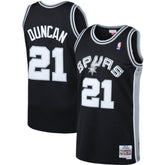 Mitchell & Ness Tim Duncan San Antonio Spurs 1998/99 Big & Tall Hardwood Classics Swingman Jersey Black