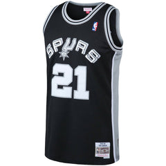 Mitchell & Ness Tim Duncan San Antonio Spurs 1998/99 Big & Tall Hardwood Classics Swingman Jersey Black