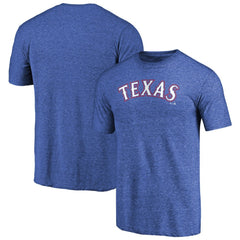 Texas Rangers Team Wordmark Tri-Blend T-Shirt for sale