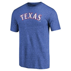 Texas Rangers Team Wordmark Tri-Blend T-Shirt for sale