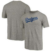Los Angeles Dodgers Team Wordmark Tri-Blend T-Shirt Outlet