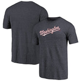 Washington Nationals Team Wordmark Tri-Blend T-Shirt Near Me