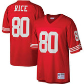 Jerry Rice San Francisco 49ers Big & Tall 1990 Retired Player Replica Jersey - Scarlet - Mitchell & Ness