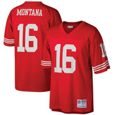 Joe Montana San Francisco 49ers Big & Tall 1990 Retired Player Replica Jersey - Scarlet - Mitchell & Ness