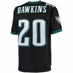 Brian Dawkins Philadelphia Eagles Big & Tall 2004 Retired Player Replica Jersey - Black - Mitchell & Ness