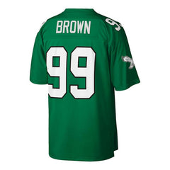 Jerome Brown Philadelphia Eagles Big & Tall 1990 Retired Player Replica Jersey - Kelly Green - Mitchell & Ness