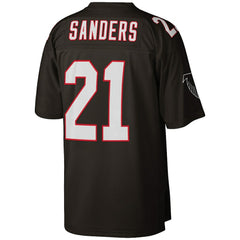 Deion Sanders Atlanta Falcons Big & Tall 1992 Retired Player Replica Jersey - Black - Mitchell & Ness