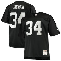 Bo Jackson Las Vegas Raiders Big & Tall 1988 Retired Player Replica Jersey - Black - Mitchell & Ness