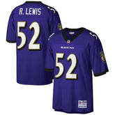 Ray Lewis Baltimore Ravens Big & Tall 2000 Retired Player Replica Jersey - Purple - Mitchell & Ness