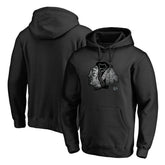 Chicago Blackhawks Core Smoke Pullover Hoodie - Black | NHL Clearance