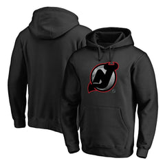 New Jersey Devils Core Smoke Pullover Hoodie - Black | NHL Lifestyle