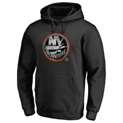 New York Islanders Core Smoke Pullover Hoodie - Black | NHL Lifestyle