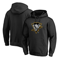 Pittsburgh Penguins Core Smoke Pullover Hoodie - Black | NHL Clearance