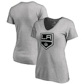 Los Angeles Kings Women's Team Alternate V-Neck T-Shirt - Heather Gray | NHL online